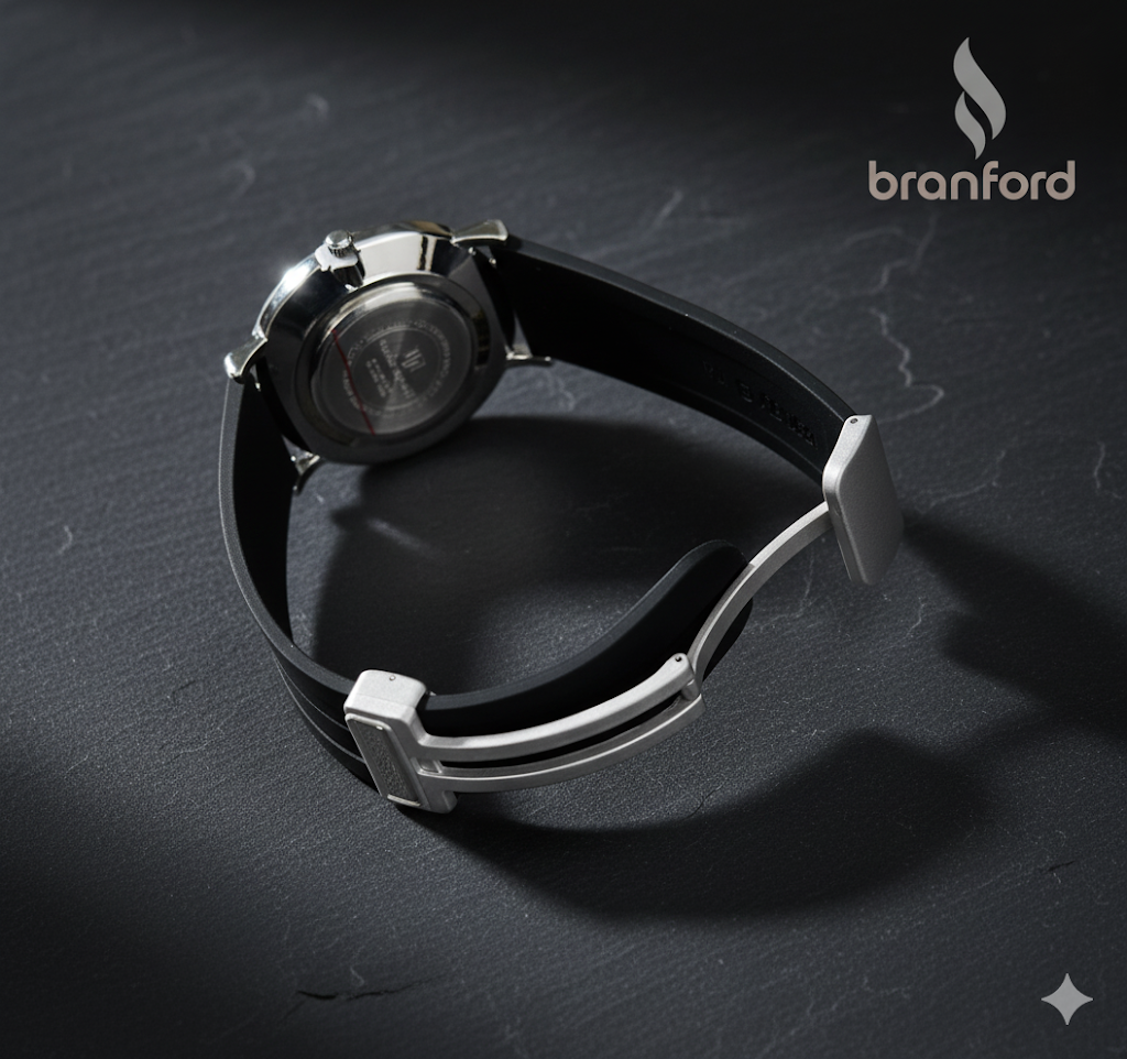 Men’s Slim Luxury Watch | Black & Silver Balloon Universe Point