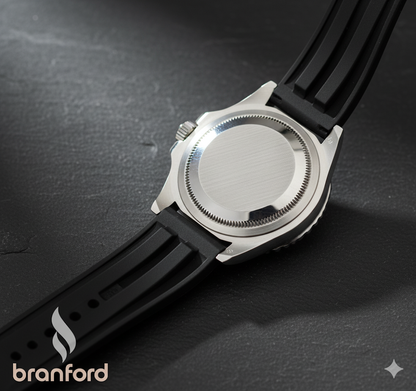 Rlx Men’s Black Watch | Rubber Strap | Heavy Master Lock Design